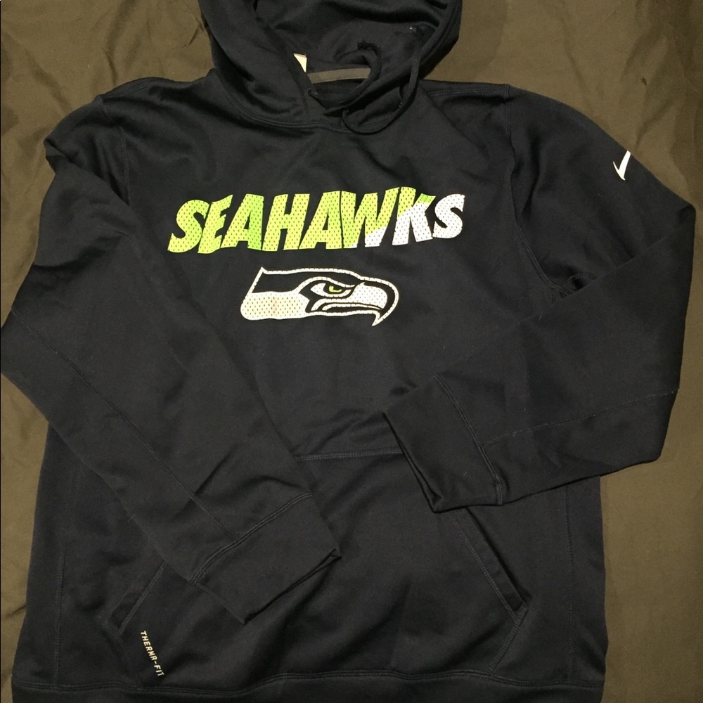 Nike Seahawks sideline gear hoodie sweatshirt